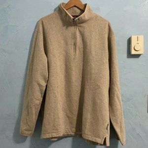 Woolrich‎ 1/4 Zip Beige Fleecee Size XL